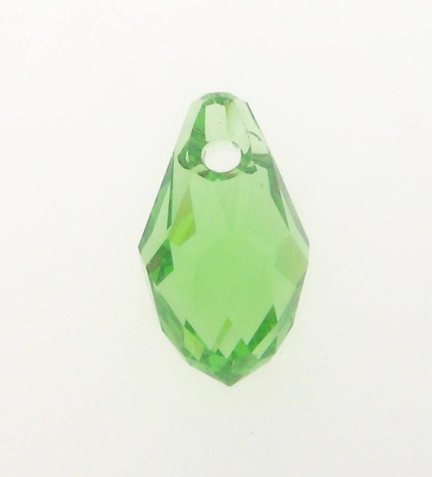 6007 - 9x5mm Swarovski Small Briolette Pendant - Peridot 6007 - 9x5mm Swarovski Small Briolette Pendant - Peridot