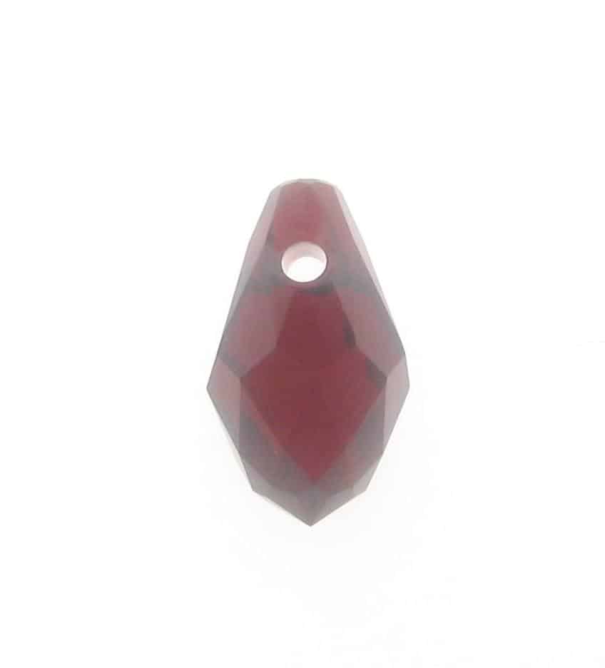 6007 - 7x4mm Swarovski Small Briolette Pendant - Siam 6007 - 7x4mm Swarovski Small Briolette Pendant - Siam