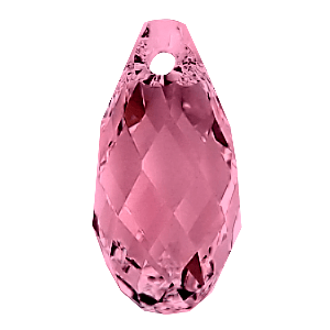 6010 - 11x5.5mm Swarovski Briolette Pendant - Indian Pink 6010 - 11x5.5mm Swarovski Briolette Pendant - Indian Pink