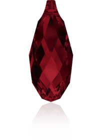 6010 - 13x6.5mm Swarovski Briolette Pendant - Siam 6010 - 13x6.5mm Swarovski Briolette Pendant - Siam
