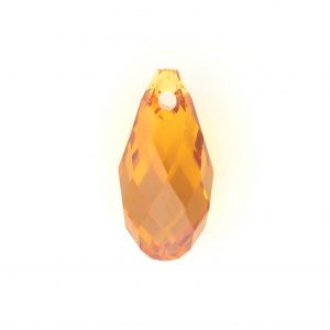 6010 - 11x5.5mm Swarovski Briolette Pendant - Topaz 6010 - 11x5.5mm Swarovski Briolette Pendant - Topaz