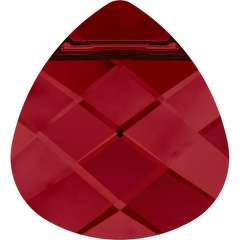 6012 - 15.4x14mm Swarovski Flat Briolette Pendant - Ruby 6012 - 15.4x14mm Swarovski Flat Briolette Pendant - Ruby