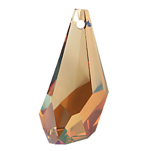 6015 - 17mm Swarovski Polygon Drop Pendant - Crystal Copper 6015 - 17mm Swarovski Polygon Drop Pendant - Crystal Copper