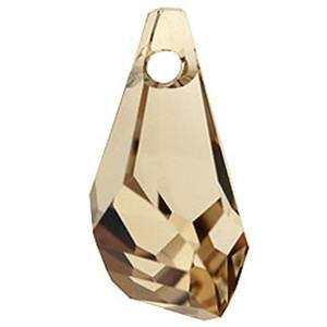 6015 - 17mm Swarovski Polygon Drop Pendant - Golden Shadow 6015 - 17mm Swarovski Polygon Drop Pendant - Golden Shadow