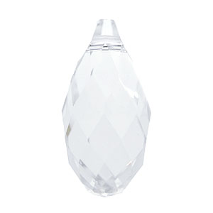 6010 - 11x5.5mm Swarovski Briolette Pendant - Crystal 6010 - 11x5.5mm Swarovski Briolette Pendant - Crystal