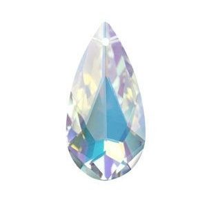 6100 - 24x12mm Swarovski Faceted  Pendant - Crystal AB