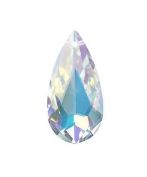 6100 - 24x12mm Swarovski Faceted Pendant - Crystal AB 6100 - 24x12mm Swarovski Faceted Pendant - Crystal AB