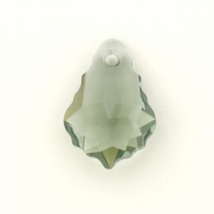 6090 - 22x15mm Swarovski Baroque Pendant - Black Diamond 6090 - 22x15mm Swarovski Baroque Pendant - Black Diamond