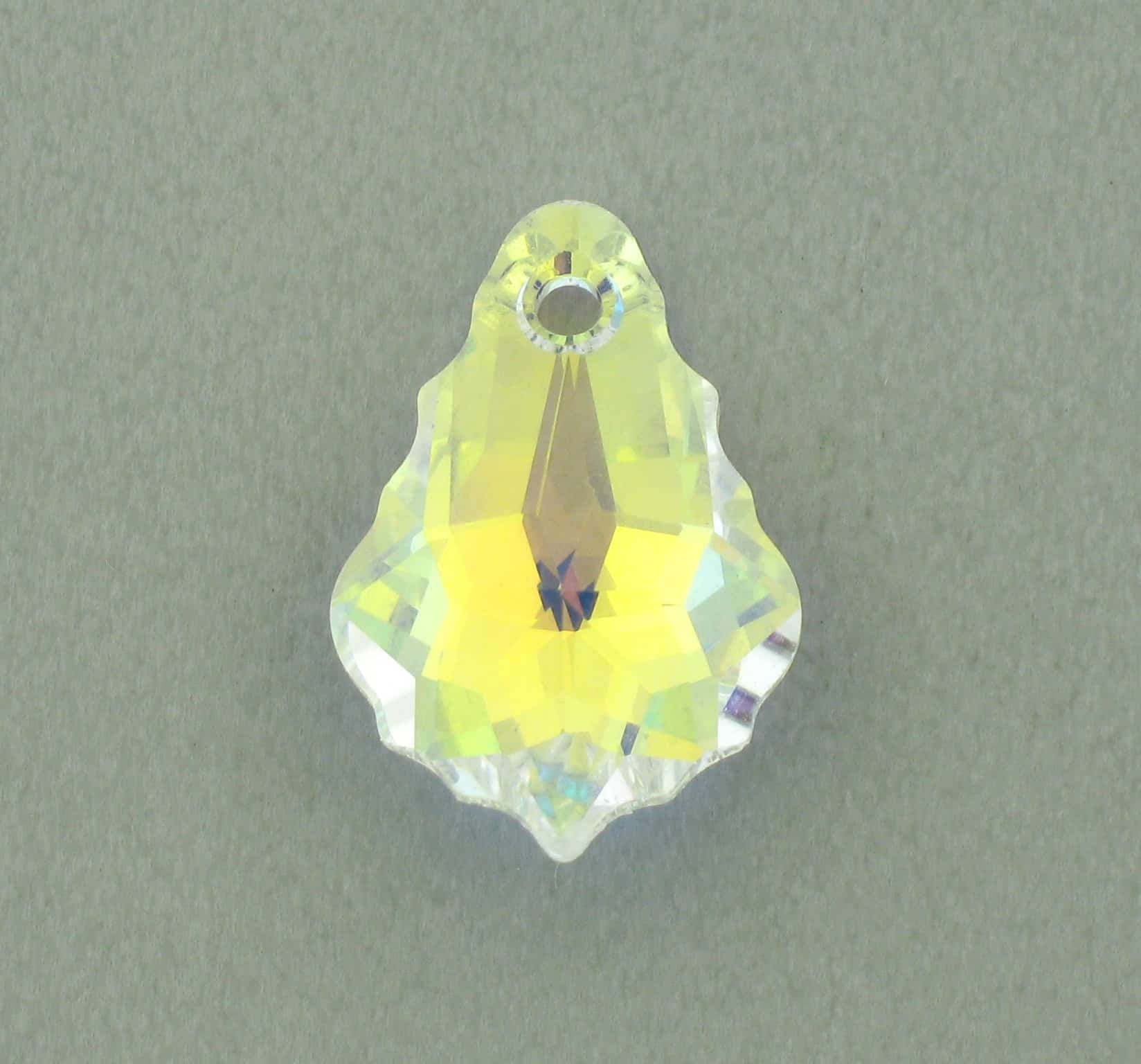 6090 - 22x15mm Swarovski Baroque Pendant - Crystal AB 6090 - 22x15mm Swarovski Baroque Pendant - Crystal AB