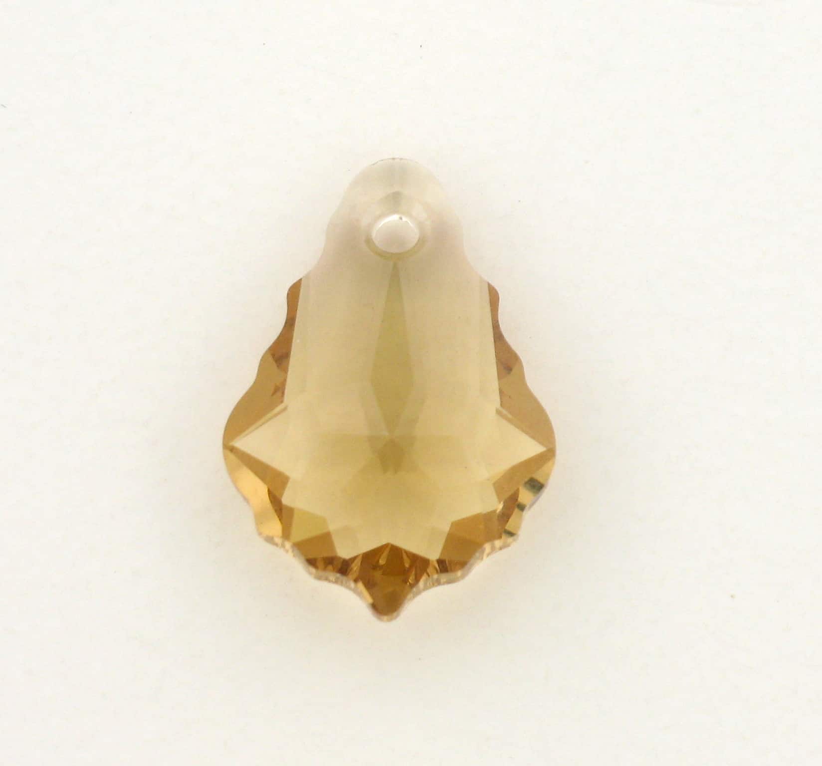 6090 - 22x15mm Swarovski Baroque Pendant - Golden Shadow 6090 - 22x15mm Swarovski Baroque Pendant - Golden Shadow