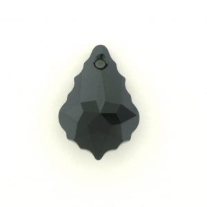 6090 - 16x11mm Swarovski Baroque Pendant - Jet 6090 - 16x11mm Swarovski Baroque Pendant - Jet