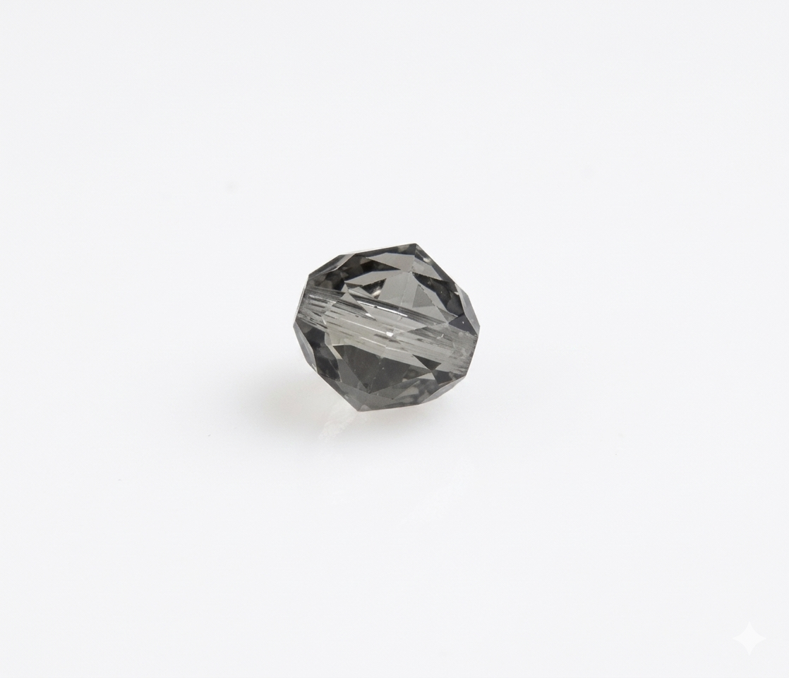 5025 - 6mm Swarovski Round Faceted Crystal Bead - Black Diamond 5025 - 6mm Swarovski Round Faceted Crystal Bead - Black Diamond