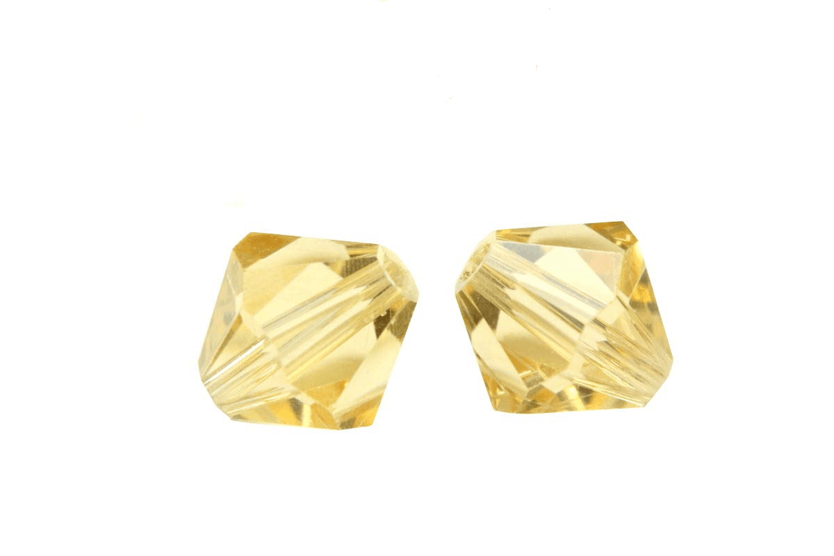 5301/5328 - 6mm Swarovski Bicone Crystal Bead - Champagne 5301/5328 - 6mm Swarovski Bicone Crystal Bead - Champagne