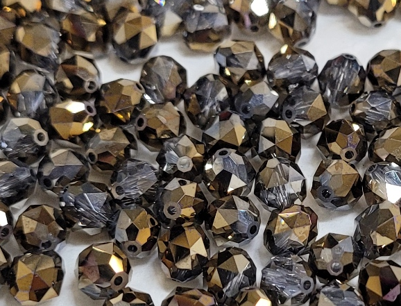 5025 - 6mm Swarovski Round Faceted Crystal Bead - Dorado 2x 5025 - 6mm Swarovski Round Faceted Crystal Bead - Dorado 2x