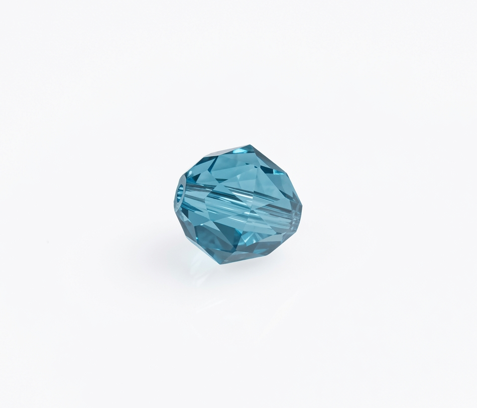 5025 - 6mm Swarovski Round Faceted Crystal Bead - Indicolite 5025 - 6mm Swarovski Round Faceted Crystal Bead - Indicolite