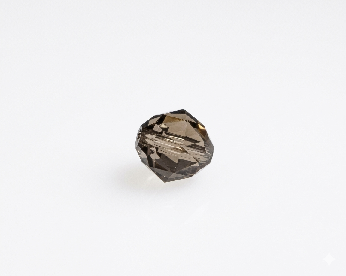 5025 - 6mm Swarovski Round Faceted Crystal Bead - Smoky Quartz 5025 - 6mm Swarovski Round Faceted Crystal Bead - Smoky Quartz