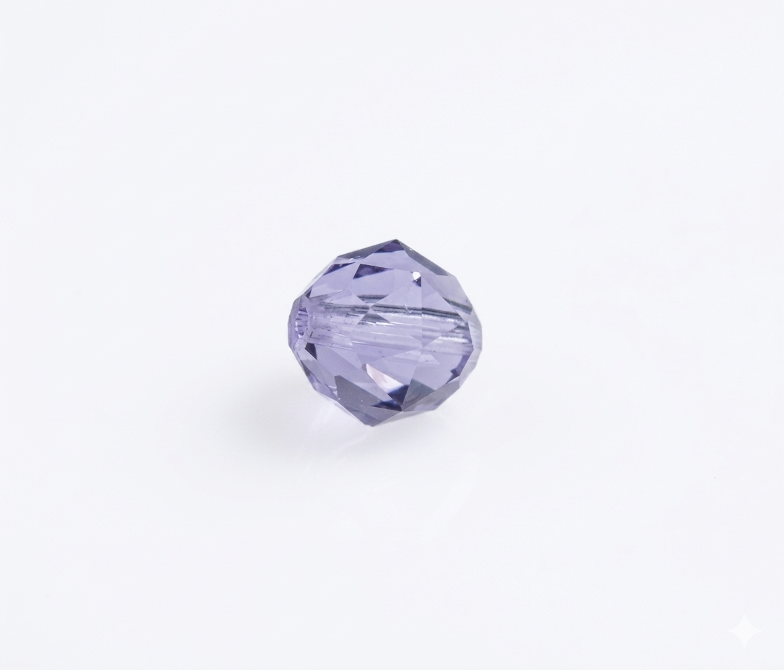5025 - 6mm Swarovski Round Faceted Crystal Bead - Tanzanite 5025 - 6mm Swarovski Round Faceted Crystal Bead - Tanzanite