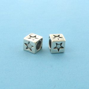 1312 - 5.5mm Sterling Silver Symbol/Character - Star 1312 - 5.5mm Sterling Silver Symbol/Character - Star