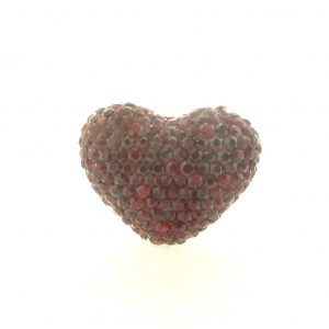 4222 -19x24mm Shamballa Heart - Siam 4222 -19x24mm Shamballa Heart - Siam
