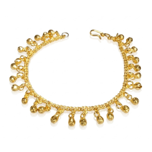 P-104 - Gold Finish Jingling Anklet 10" P-104 - Gold Finish Jingling Anklet 10"