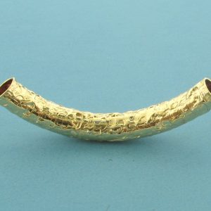 442-114 - 5x37mm Gold Filled Curved Tube 442-114 - 5x37mm Gold Filled Curved Tube