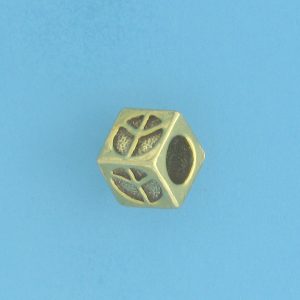 9803 - 5.5mm Gold Plated Character Beads - Peace 9803 - 5.5mm Gold Plated Character Beads - Peace