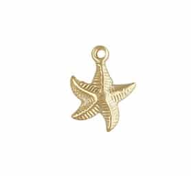 12208- 14K Gold Filled 10mm Starfish Charm 12208- 14K Gold Filled 10mm Starfish Charm