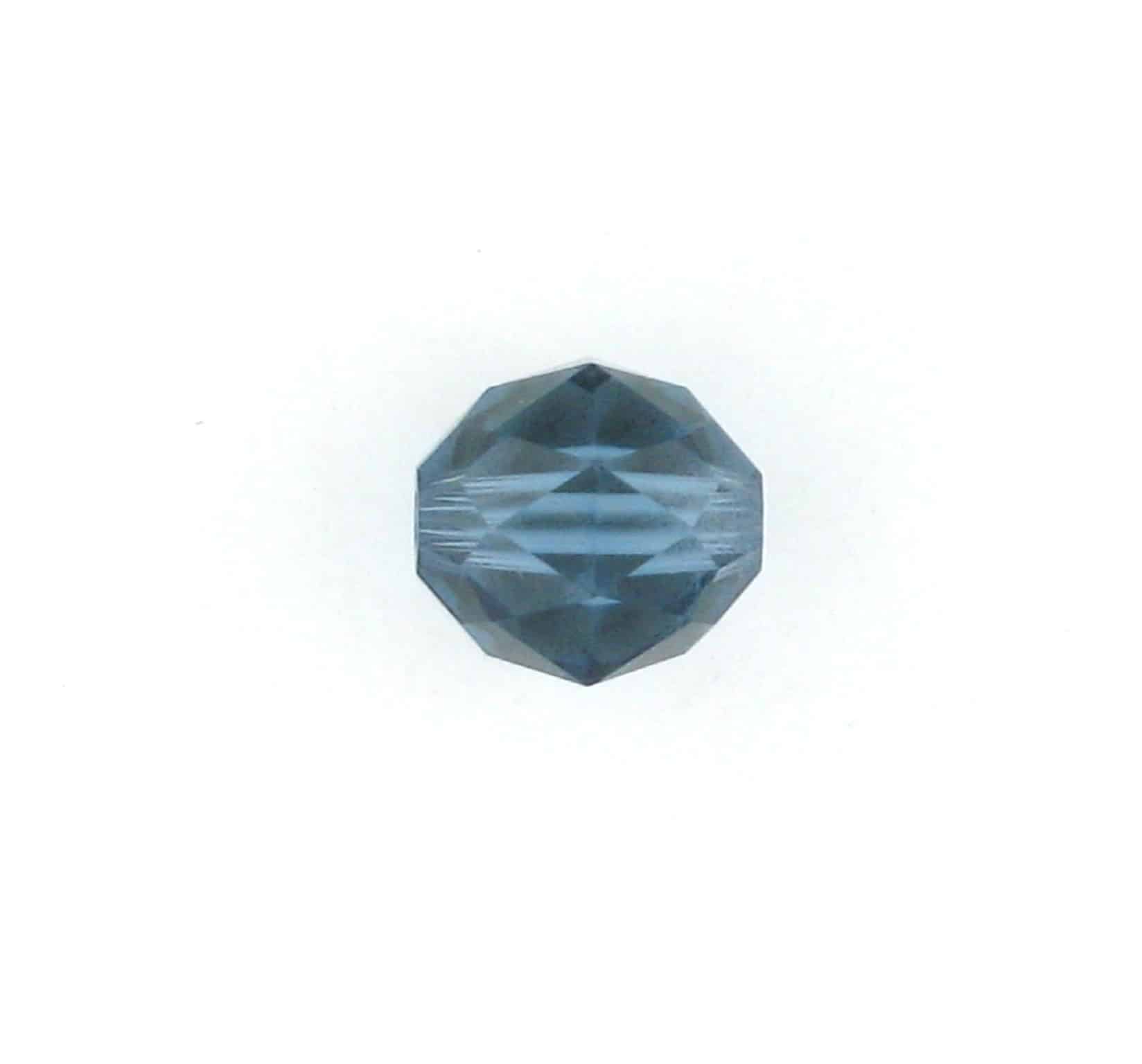 5025 - 8mm Swarovski Round Faceted Crystal Bead - Montana 5025 - 8mm Swarovski Round Faceted Crystal Bead - Montana