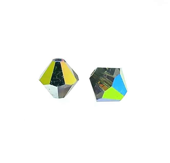 5301/5328 - 7mm Swarovski Bicone Crystal Bead - Vitrail Medium 5301/5328 - 7mm Swarovski Bicone Crystal Bead - Vitrail Medium