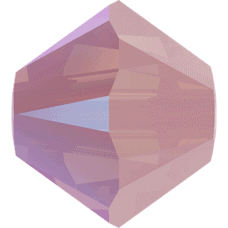 5301/5328 - 3mm Swarovski Bicone Crystal Bead - Rose Water Opal Shimmer 5301/5328 - 3mm Swarovski Bicone Crystal Bead - Rose Water Opal Shimmer