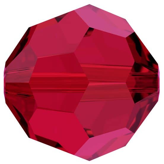 5000 - 6mm Swarovski Round Crystal Bead - Scarlet 5000 - 6mm Swarovski Round Crystal Bead - Scarlet