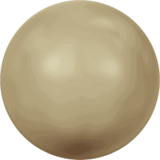 5810 – 10mm Swarovski Round – Vintage Gold Pearl 5810 – 10mm Swarovski Round – Vintage Gold Pearl