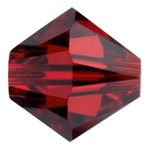 5301/5328 - 4mm Swarovski Bicone Bead - Siam 5301/5328 - 4mm Swarovski Bicone Bead - Siam