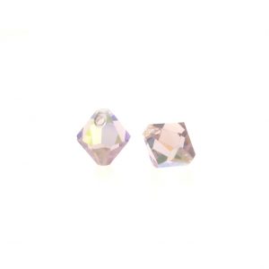 # 6301 - 6mm Swarovski Top Hole Bicone Pendant- Light Amethyst AB