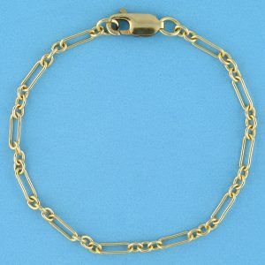 # 2325 - 14K/20 Gold Filled Long & Short Chain For Bracelet - 8 inches # 2325 - 14K/20 Gold Filled Long & Short Chain For Bracelet - 8 inches