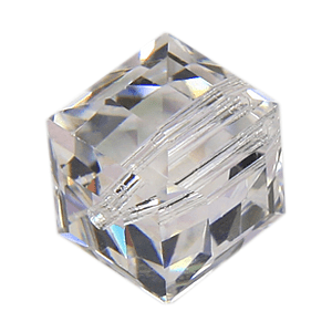 5601 - 4mm Swarovski Cube Crystal - Crystal Moonlight 5601 - 4mm Swarovski Cube Crystal - Crystal Moonlight