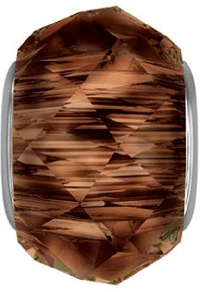 5948 - 14mm Swarovski BeCharmed Briolette Bead - Smoked Topaz 5948 - 14mm Swarovski BeCharmed Briolette Bead - Smoked Topaz