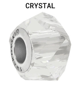 5928 - 14mm Swarovski BeCharmed Helix Bead - Crystal 5928 - 14mm Swarovski BeCharmed Helix Bead - Crystal