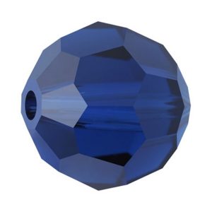 5000 - 6mm Swarovski Round Crystal Bead - Dark Sapphire 5000 - 6mm Swarovski Round Crystal Bead - Dark Sapphire
