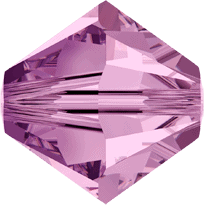 5301/5328 - 2.5mm Swarovski Bicone Crystal Bead - Light Rose 5301/5328 - 2.5mm Swarovski Bicone Crystal Bead - Light Rose