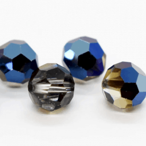 5000 - 6mm Swarovski Round Crystal Bead - Crystal Metallic Blue 5000 - 6mm Swarovski Round Crystal Bead - Crystal Metallic Blue