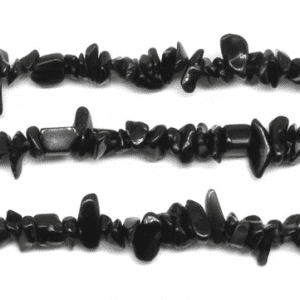 9261 - 5-8mm Black Onyx Chips Bead - 34" Strand 9261 - 5-8mm Black Onyx Chips Bead - 34" Strand