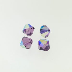 5301/5328 - 6mm Swarovski Bicone Crystal Bead - Lilac AB 5301/5328 - 6mm Swarovski Bicone Crystal Bead - Lilac AB