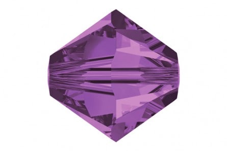 5301/5328 - 8mm Swarovski Bicone Crystal Bead - Lilac 5301/5328 - 8mm Swarovski Bicone Crystal Bead - Lilac