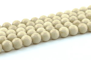 9175 - 4mm River Stone Round Bead - 16'' Strand 9175 - 4mm River Stone Round Bead - 16'' Strand