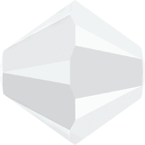 5301/5328 - 8mm Swarovski Bicone Crystal Bead - White Alabaster 5301/5328 - 8mm Swarovski Bicone Crystal Bead - White Alabaster