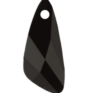 6690 - 27mm Swarovski Wing Pendant - Jet 6690 - 27mm Swarovski Wing Pendant - Jet