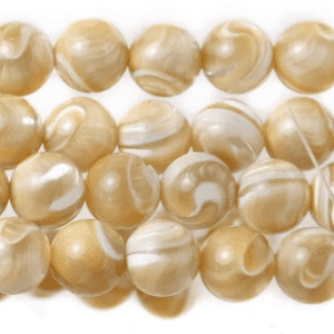 9167 - 12mm Mother Of Pearl (N) Stone Beads - 16" Strand