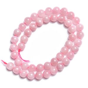 9136 - 8mm Rose Quartz Stone Beads - 16" Strand 9136 - 8mm Rose Quartz Stone Beads - 16" Strand
