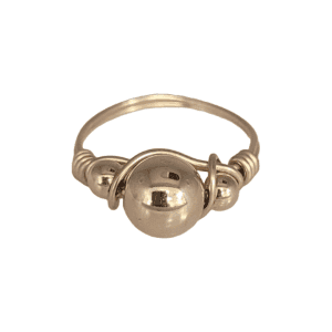 12170 - 14/20-Gold Filled Plain Bead Ring 12170 - 14/20-Gold Filled Plain Bead Ring